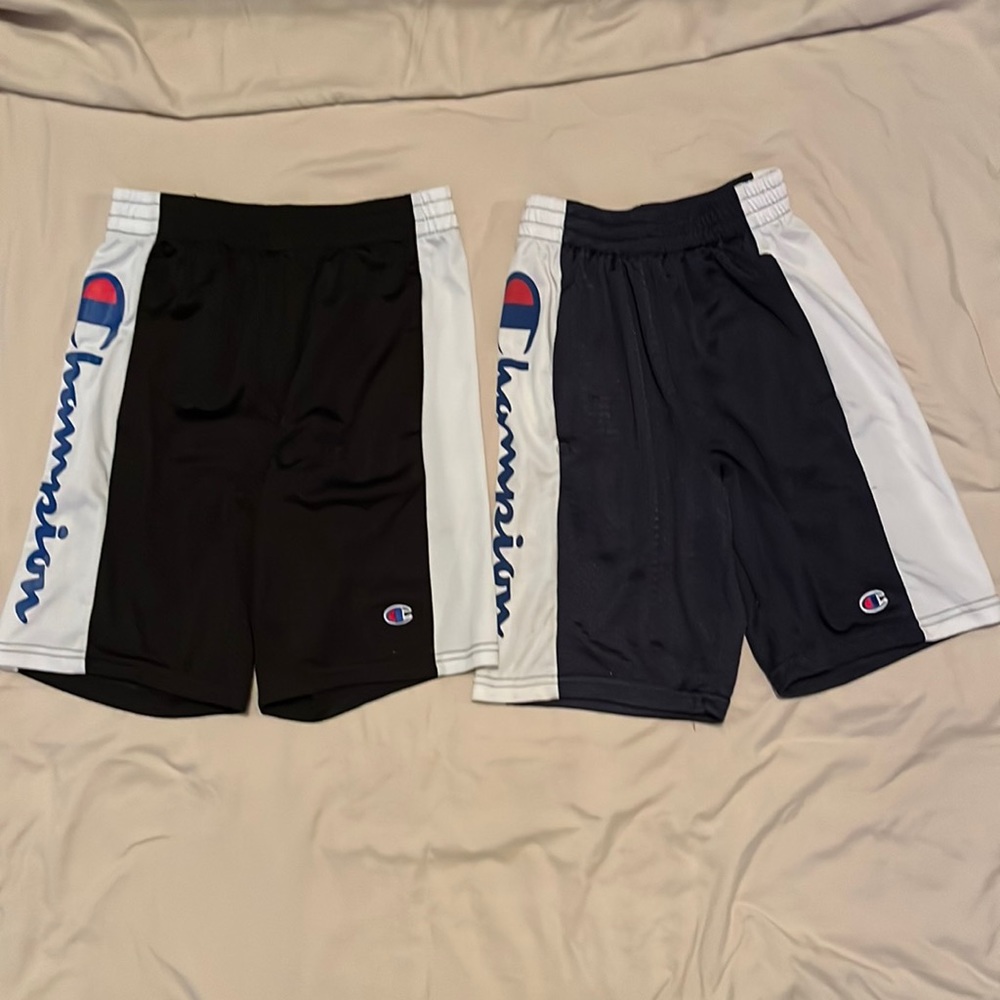 Boys youth medium Champion Shorts BOTH PAIR